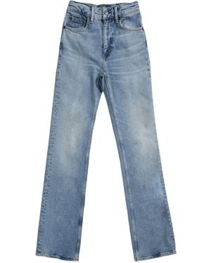 Polo Ralph Lauren Full Length Flare Denim Pants - Blue