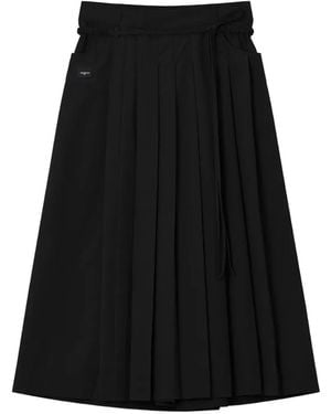 Musium Div. Pantalones Plisados - Negro
