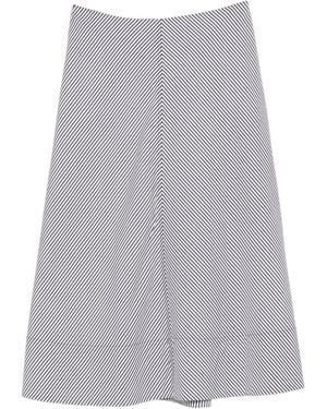 Brandon Maxwell The Knox Skirt - Grey