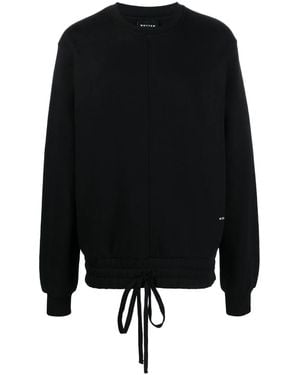 BOTTER Logo-Print Long-Sleeve Sweatshirt - Black