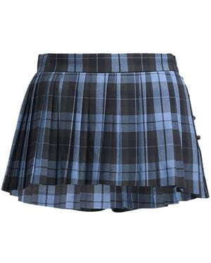 Pushbutton Skorts cortos a cuadros - Azul