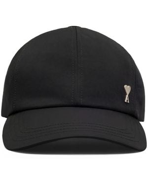 Ami Paris Ami De Coeur スタッズ キャップ - ブラック