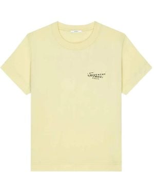 Givenchy Stamp Print T-Shirt - Yellow