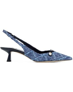 Jimmy Choo Amita 45 Court Shoes - Blue
