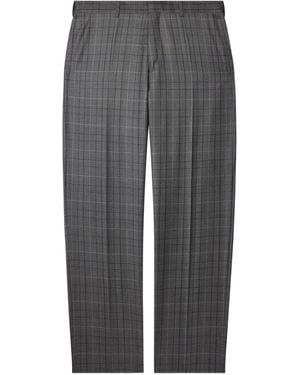 Paul Smith Karierte Hose Mit Bundfalten - Grau