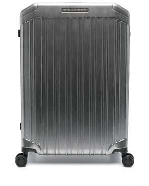 Piquadro Reisetasche Mit Logo-Schriftzug - Grau
