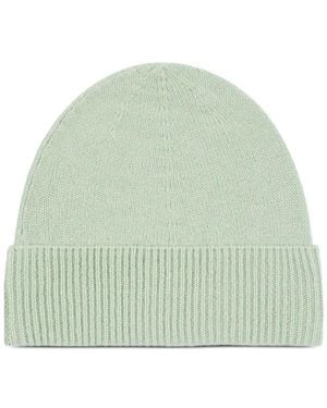 Bompard Ribbed Beanie Hat - Green