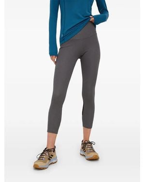 Helly Hansen Side-Pocket Cropped Leggings - Blue