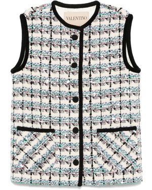 Valentino Garavani Button-Up Vest - Black