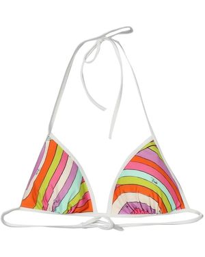 PUCCI Abstract-Print Bikini - White