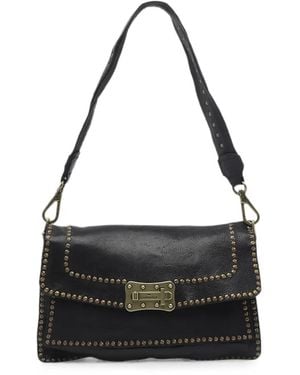 Campomaggi Bolso Shopper Agnese De Piel Con Apliques - Negro
