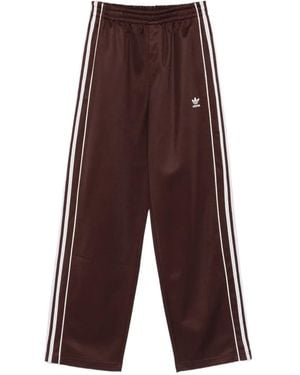 Wales Bonner X Adidas Pantalon De Jogging À Logo Brodé Et Rayures Latérales - Violet