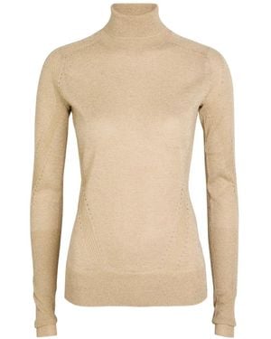 JOSEPH Leblanc Turtleneck Sweater - Natural