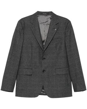 Tagliatore Check-Pattern Suit - Gris