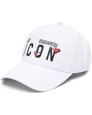 DSquared² Gorra Icon - Blanco