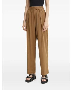 Samsøe & Samsøe Elasticated-Waist Trousers - Natural