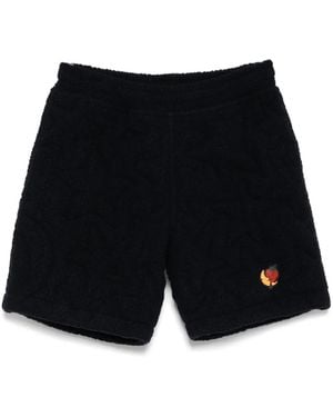 Sky High Farm Kurze Jersey-Shorts - Schwarz