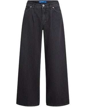 Karl Lagerfeld Wide-Leg Jeans - Blue