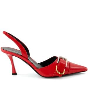 Givenchy Zapatos Voyou con tacón de 76 mm - Rojo