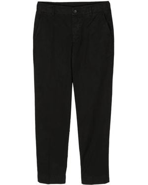 James Perse Tapered-Leg Canvas Trousers - Black
