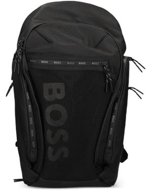 BOSS Rugzak Met Logo - Zwart