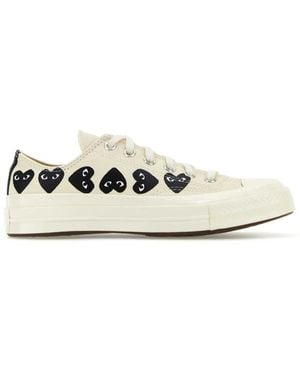 Comme des Garçons Sneakers Play X Converse - Bianco