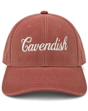 CAVENDISH® Logo-Embroidered Corduroy Baseball Cap