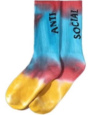 ANTI SOCIAL SOCIAL CLUB Melted Hearts Socks - Blue