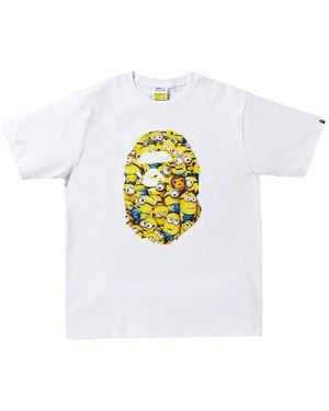 A Bathing Ape X Minions T-Shirt - White