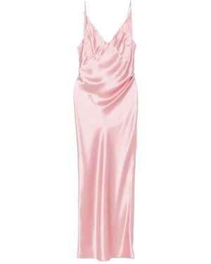 Nanushka Slip Long Dress - Pink