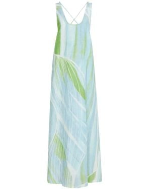 Significant Other Giorgie Criss-Cross Maxi Dress - Blue