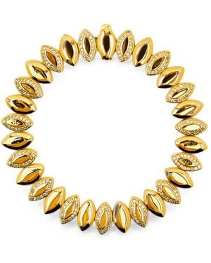 Lady D World Lumineye Crystal-Embellished Bracelet - Metallic