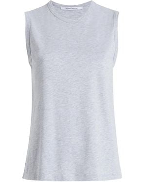 Another Tomorrow Sleeveless T-Shirt - White