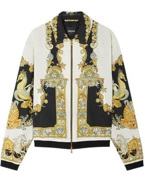 Versace Coral Theatre Blousonjacke - Weiß