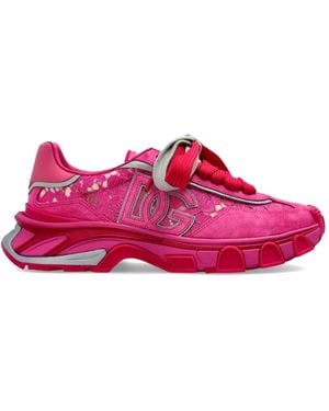 Dolce & Gabbana Dg Country Road Logo Trainers - Pink