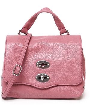 Zanellato Leather Tote Bag - Pink