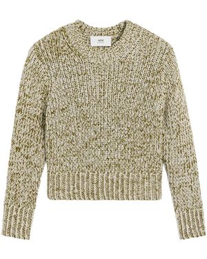 Ami Paris Maglione Girocollo - Verde