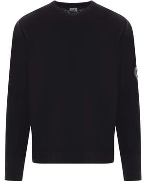 C.P. Company Maglione Con Dettaglio Lens - Blu