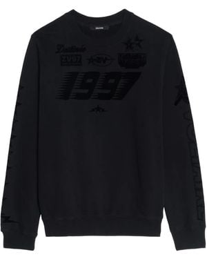 Zadig & Voltaire Floc Graphic Sweatshirt - Blue