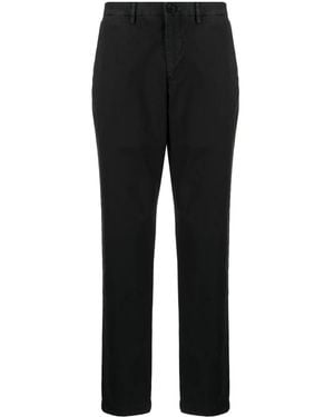 Paul Smith Zebra-Embroidered Twill Straight-Leg Pants - Black