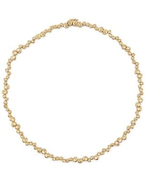Yvonne Léon Collier Collier Rivière Escargot En 9Ct - Métallisé