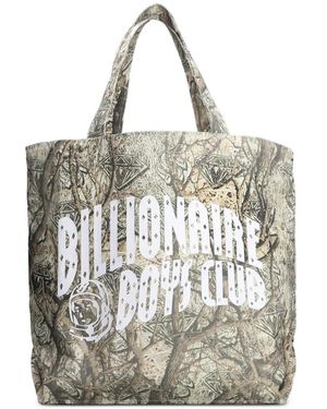 BBCICECREAM Diamonds & Dollars Camouflage Tote Bag - White