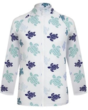 Vilebrequin Turtle-Print Swim Sweatshirt - Blue