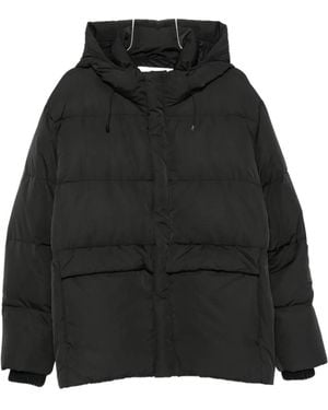 Iceberg Hooded Puffer Jacket - Black