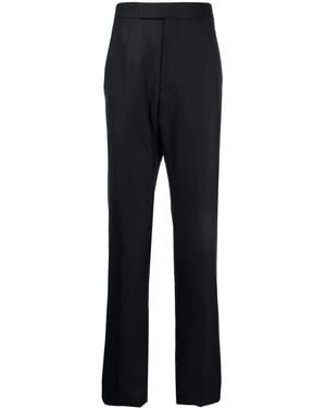 Thom Browne Classic Twill Backstrap Pants - Blue