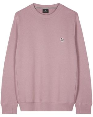Paul Smith Sweatshirt Mit Logo-Stickerei - Pink