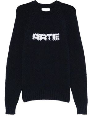 Arte' Logo Sweater - Blue