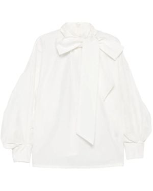 Zimmermann Hypnotic Pussybow Top - White