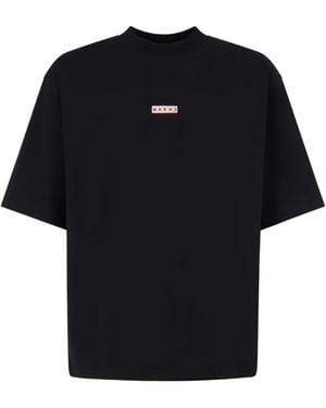 Marni ロゴ Tシャツ - ブラック