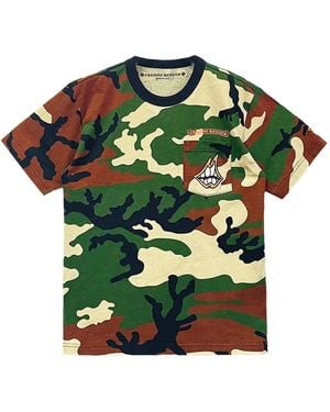 Chrome Hearts T-Shirt Matty Boy Con Stampa Camouflage - Verde